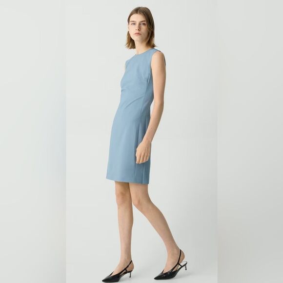 Theory Blue Stream Helaina Dress Size 8 - Picture 1 of 9